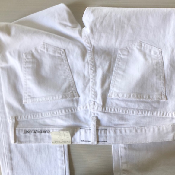 NWT Current Elliot the stiletto jeans white sz 27 - Picture 6 of 8
